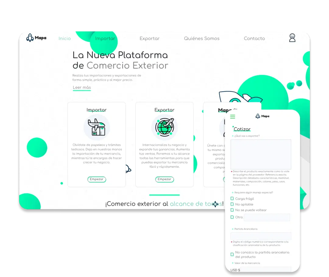 Mapa Trade project preview