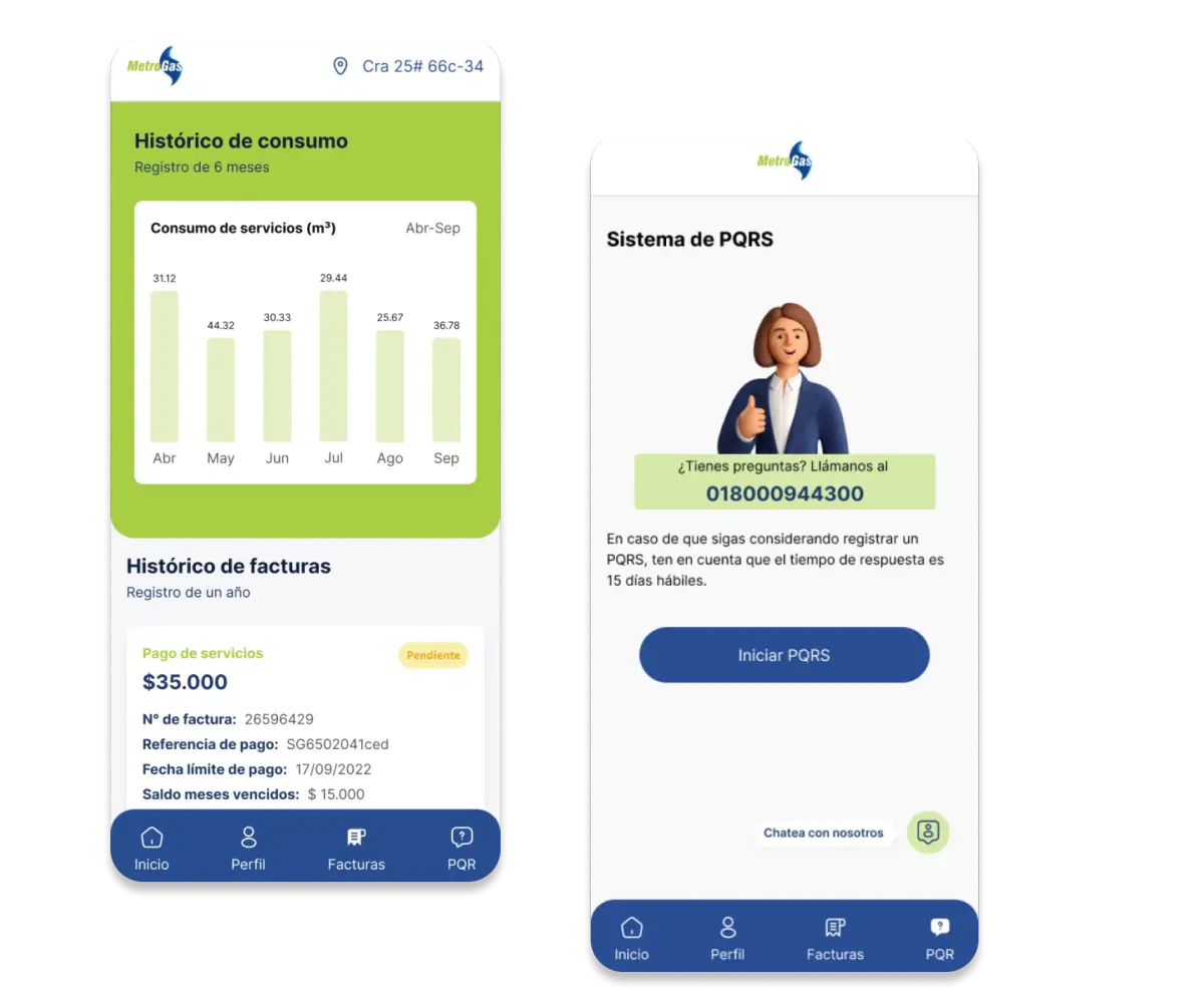 MetroApp project preview
