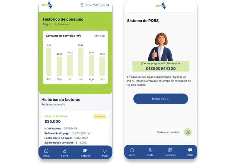 MetroApp project preview